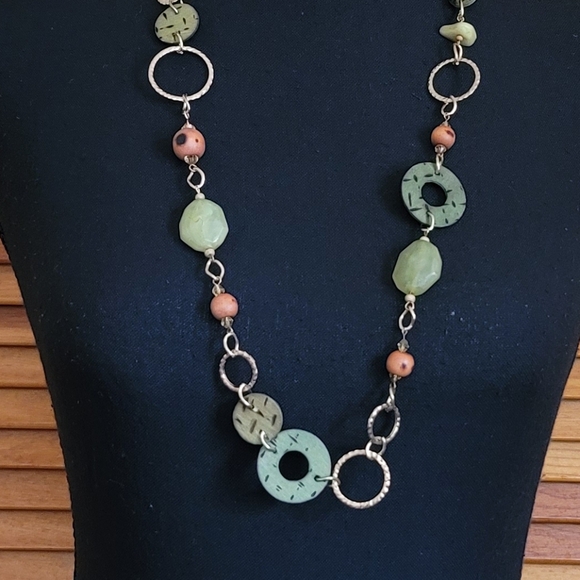 NWT Boho Necklace with Earrings Set - Picture 2 of 6